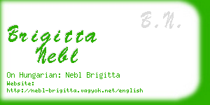 brigitta nebl business card